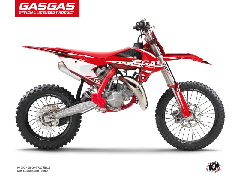 deko-set moto-cross flash gasgas mc 85 schwarz