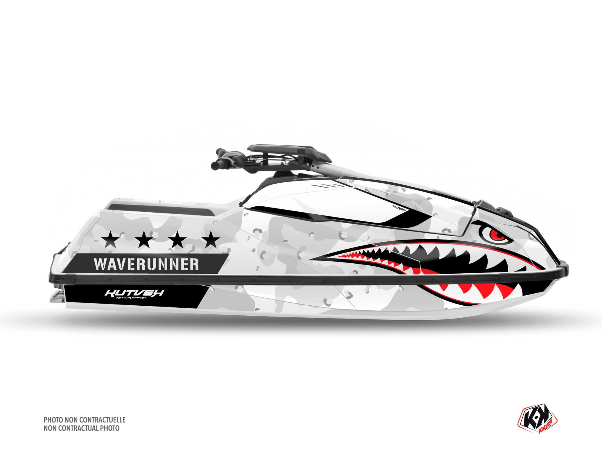 Graphic Kit Jet Ski Fleet Yamaha Superjet White