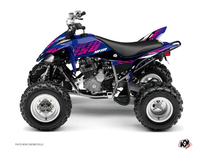 Kit graphique Quad Flow Yamaha 250 Raptor Rose