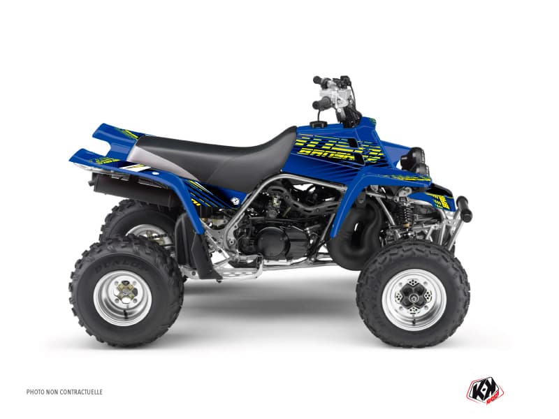 kit graphique quad yamaha banshee flow jaune