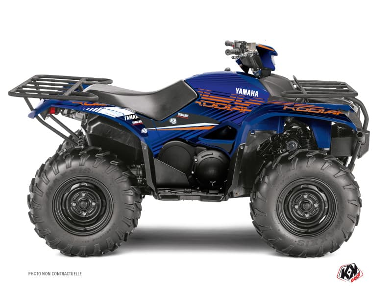 kit graphique quad flow yamaha 700-708 kodiak orange