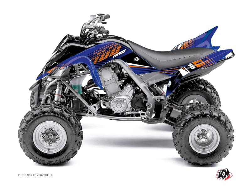 Kit graphique Quad Flow Yamaha 700 Raptor Orange