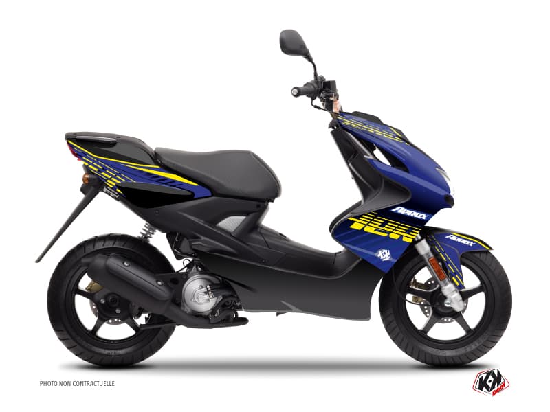 Kit graphique Scooter Flow Yamaha Aerox Jaune