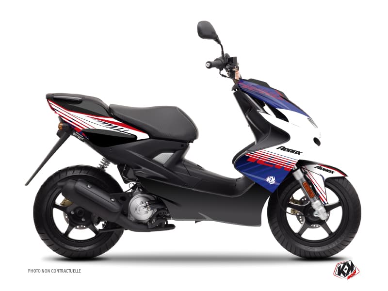 Kit graphique Scooter Flow Yamaha Aerox Rouge