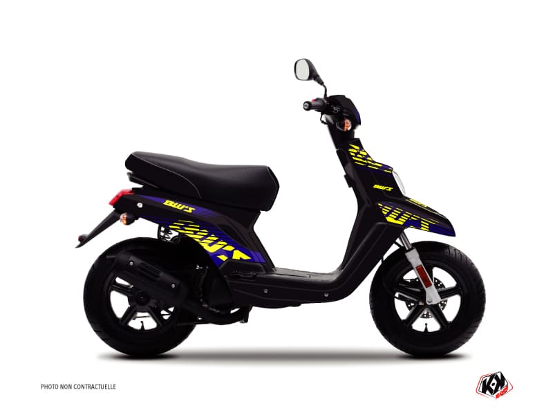 kit graphique scouter yamaha bw's flow jaune