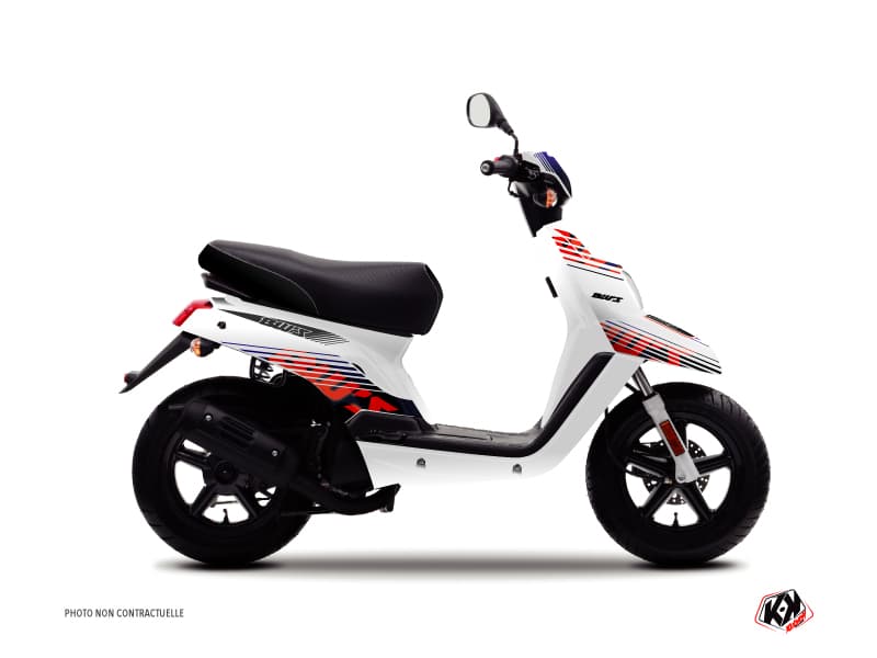 Kit graphique Scooter Flow Yamaha BWS Rouge