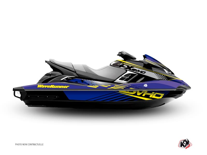 deko-set jet-ski flow yamaha fx gelb