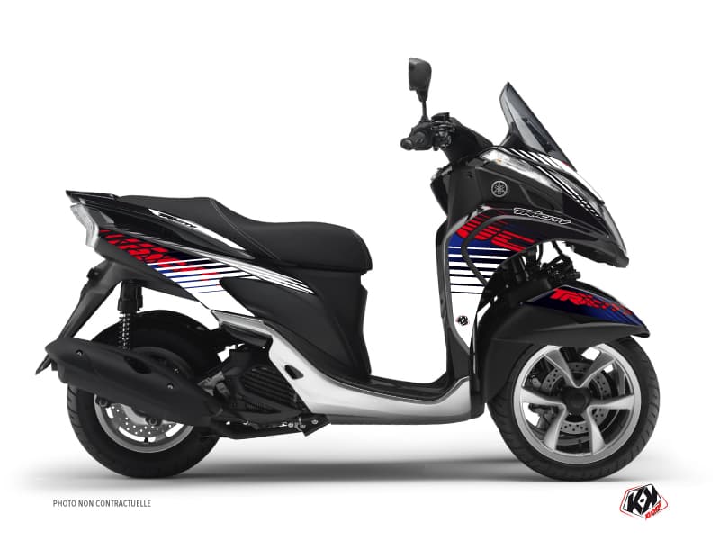 kit decorativo maxiscooter flow yamaha tricity rosso