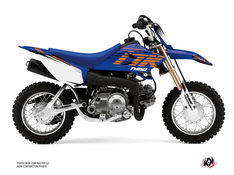 Yamaha TTR 50 Dirt Bike Flow Graphic Kit Orange | TT-R | Kutvek