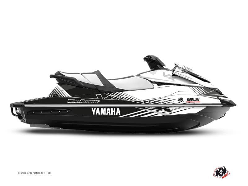 kit graphique jet-ski flow yamaha vx blanc noir