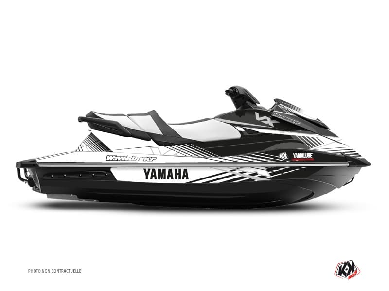 kit graphique jet-ski flow yamaha vx noir blanc