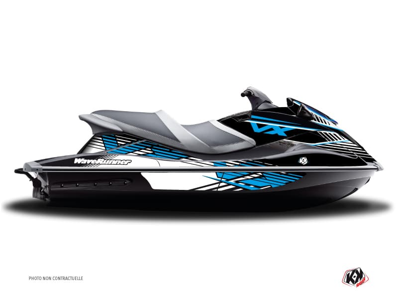 kit graphique jet-ski yamaha vxr flow bleu