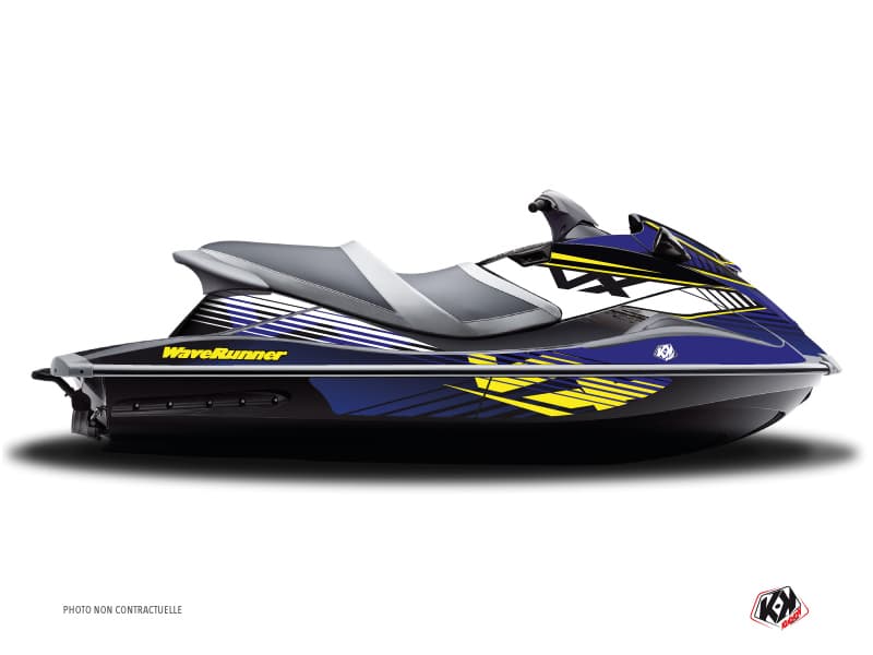 kit graphique jet-ski yamaha vxr flow jaune