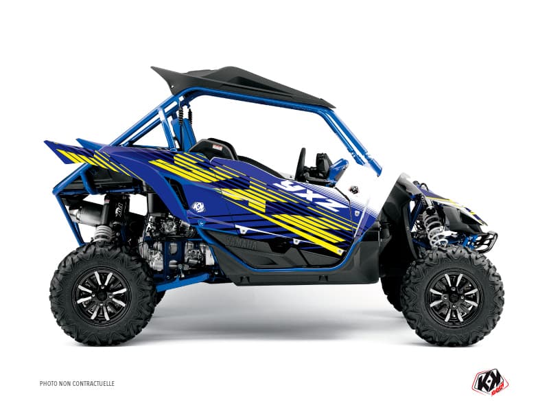 kit graphique ssv yamaha yxz 1000 r flow jaune | Yamaha | Kutvek