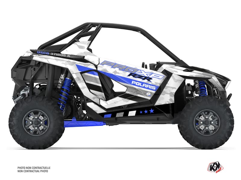 Kit graphique SSV Force Polaris RZR PRO XP Bleu