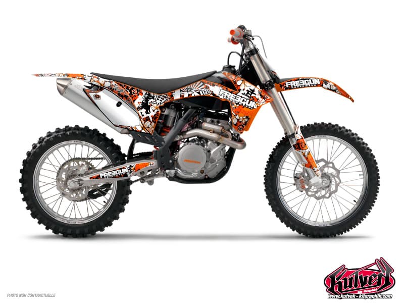deko-set moto-cross freegun ktm exc-excf