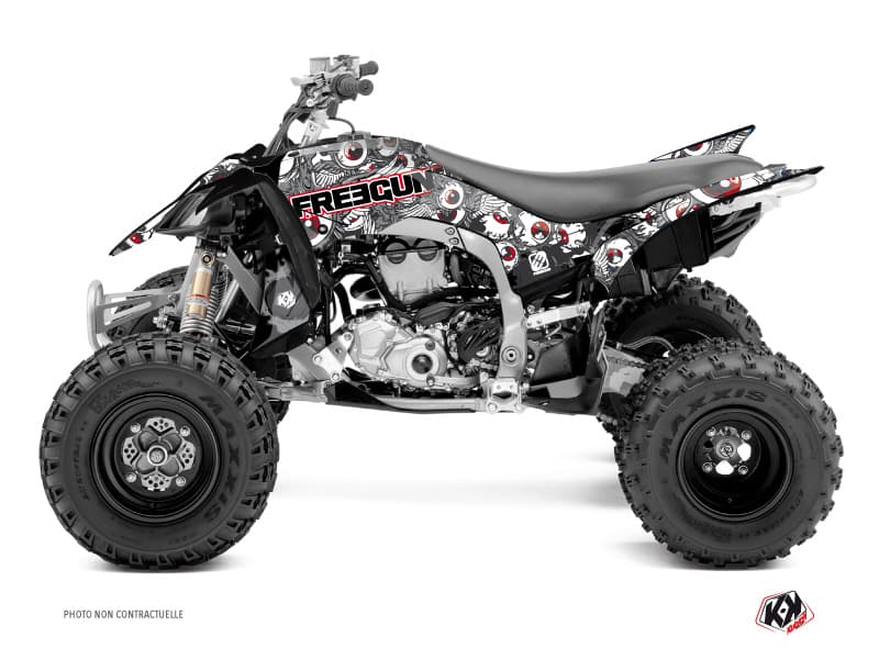 Yamaha 450 YFZ R ATV Freegun Eyed Graphic Kit Red | Yamaha | Kutvek