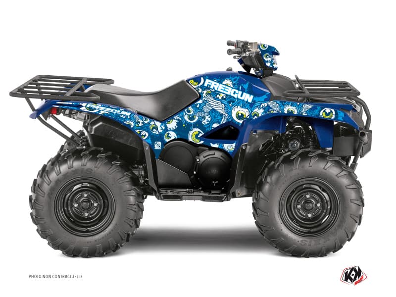 Kit graphique Quad Freegun Eyed Yamaha 700-708 Kodiak Bleu