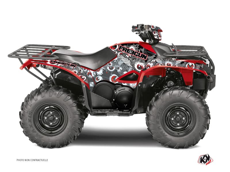 Kit graphique Quad Freegun Eyed Yamaha 700-708 Kodiak Rouge