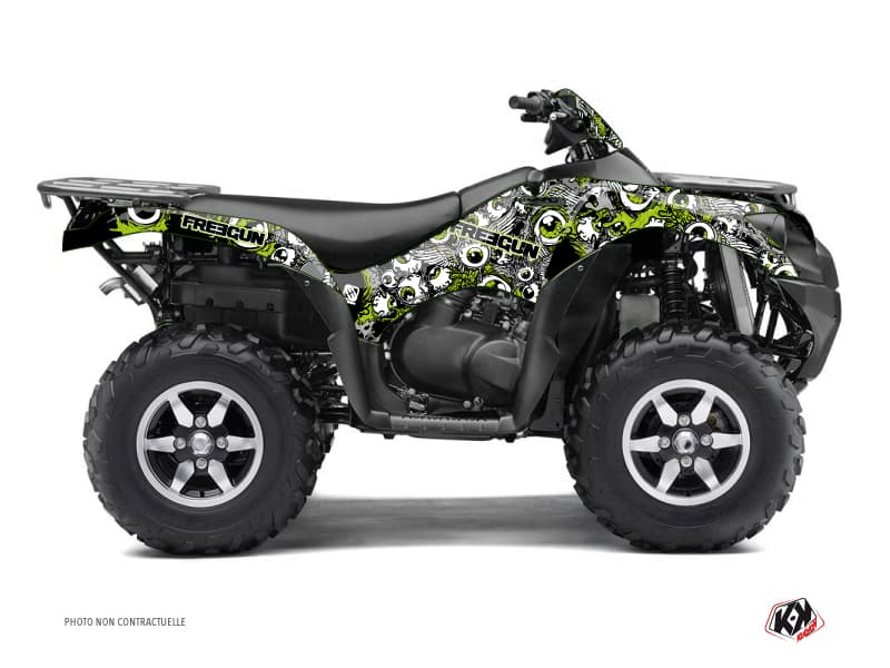 Kit graphique Quad Freegun Eyed Kawasaki 750 KVF Vert