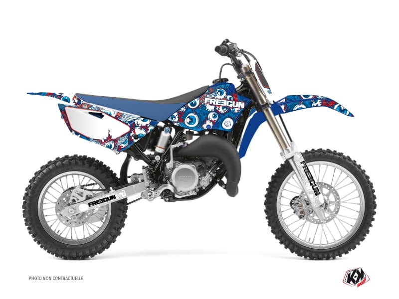 Kit graphique Moto Cross Freegun Eyed Yamaha 85 YZ Rouge