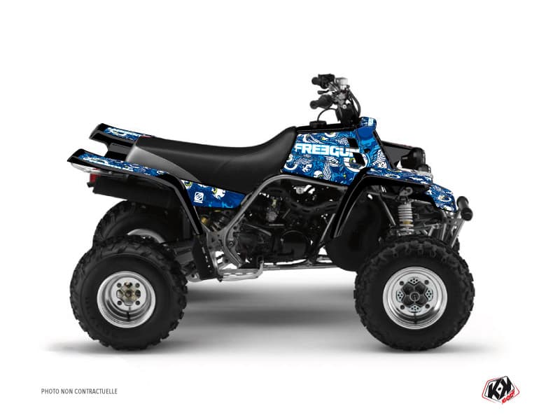 kit graphique quad yamaha banshee freegun eyed bleu
