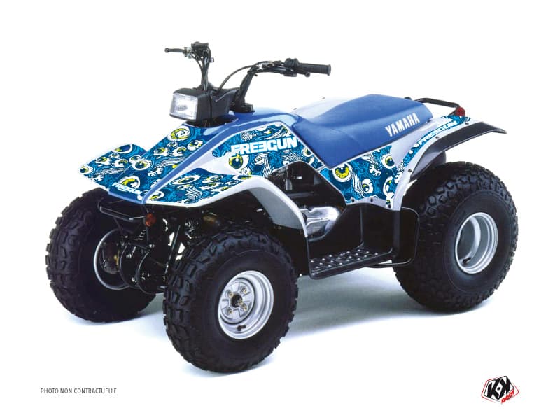 kit graphique quad yamaha breeze 125 freegun eyed bleu