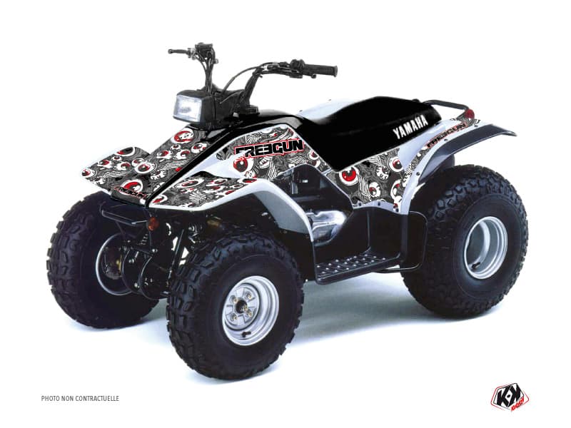 kit graphique quad yamaha breeze 125 freegun eyed rouge