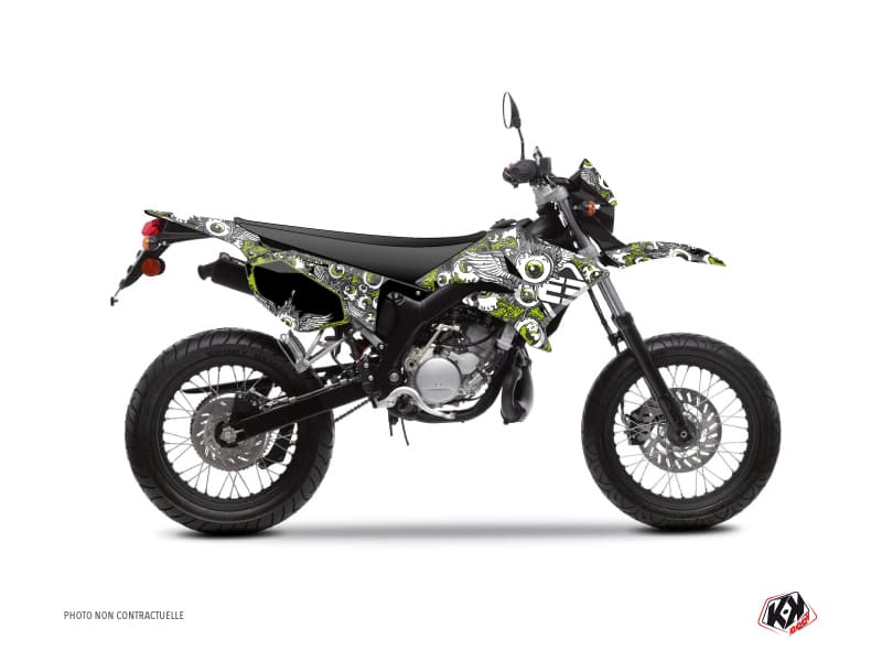 deko-set 50 ccm mbk xlimit freegun eyed grün