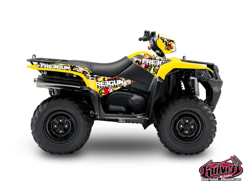 Kit graphique Quad Freegun Suzuki King Quad 750 | Suzuki | Kutvek
