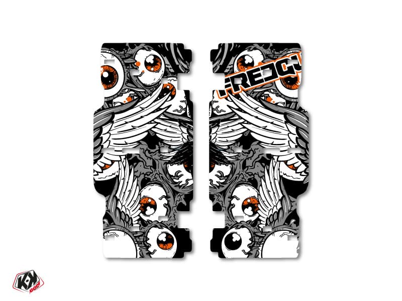 Freegun Grey Orange KTM SX-SXF Radiator Grille Graphic Kit 2015