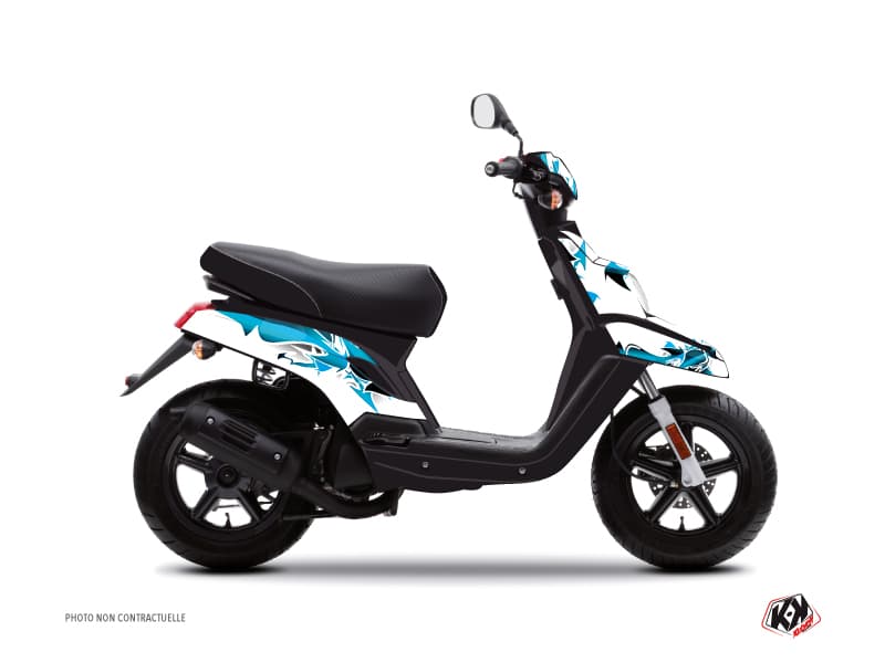 Kit graphique Scooter Fun MBK Booster Bleu