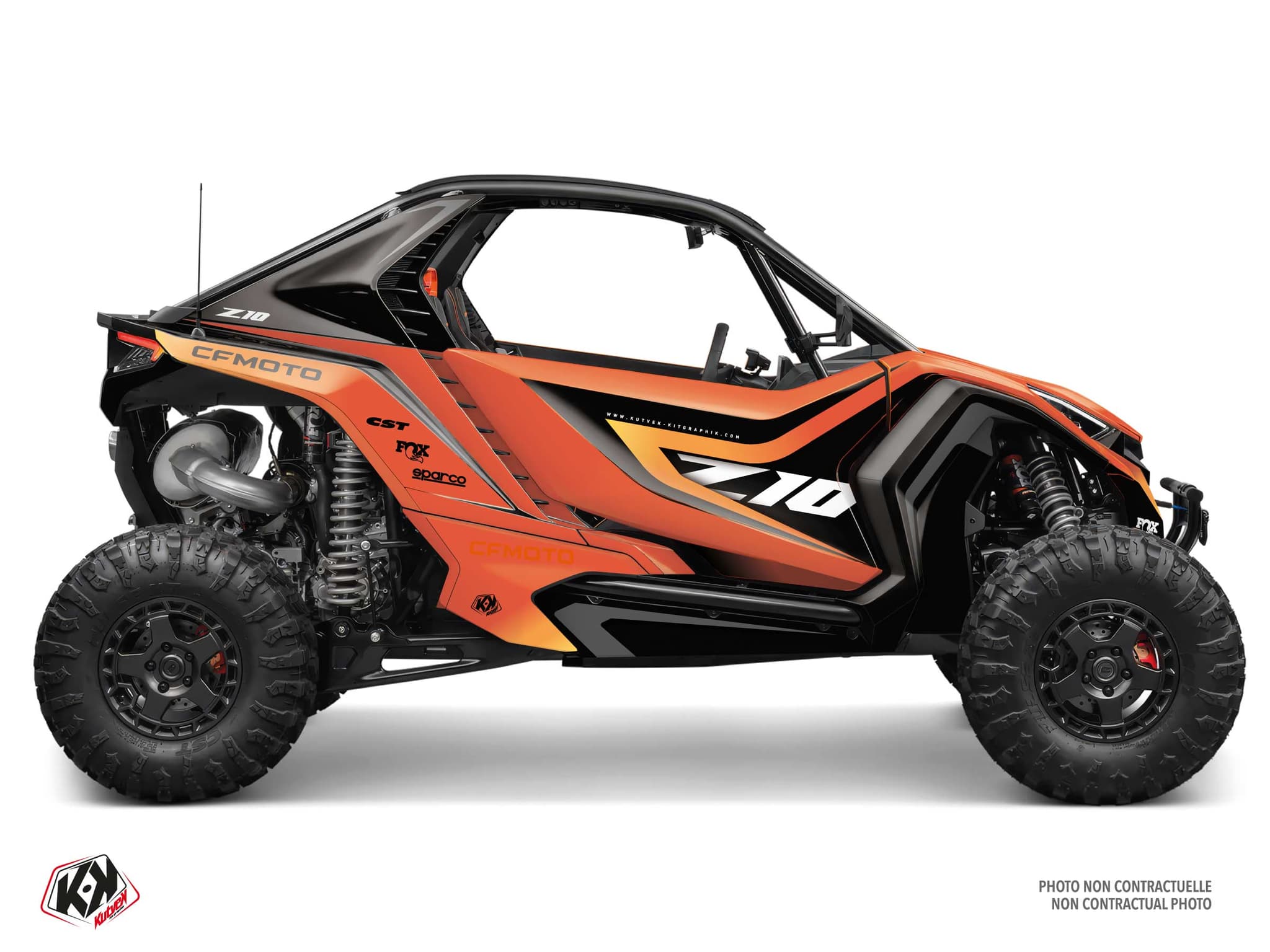 Kit decorativo SSV CF MOTO Z FORCE Z10 FUSION Laranja