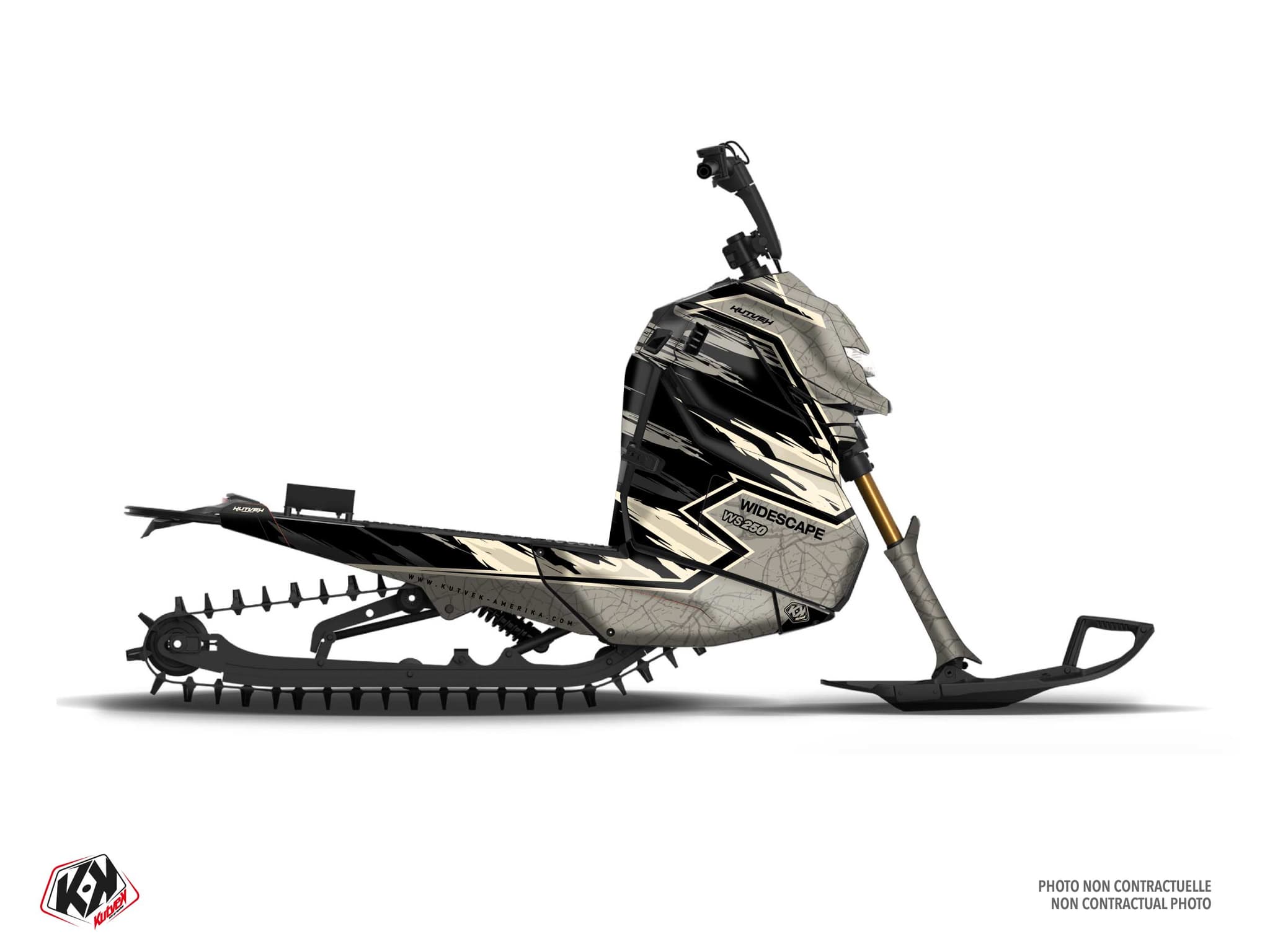Snowmobile Widescape WS 250 Future Beige Graphic Kit