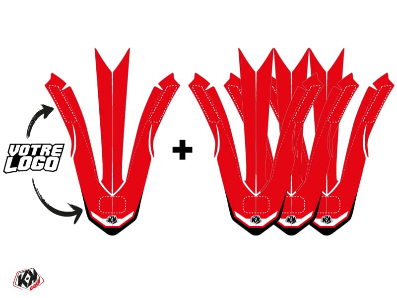 kit graphique garde-boue avant honda crf 2018-2020