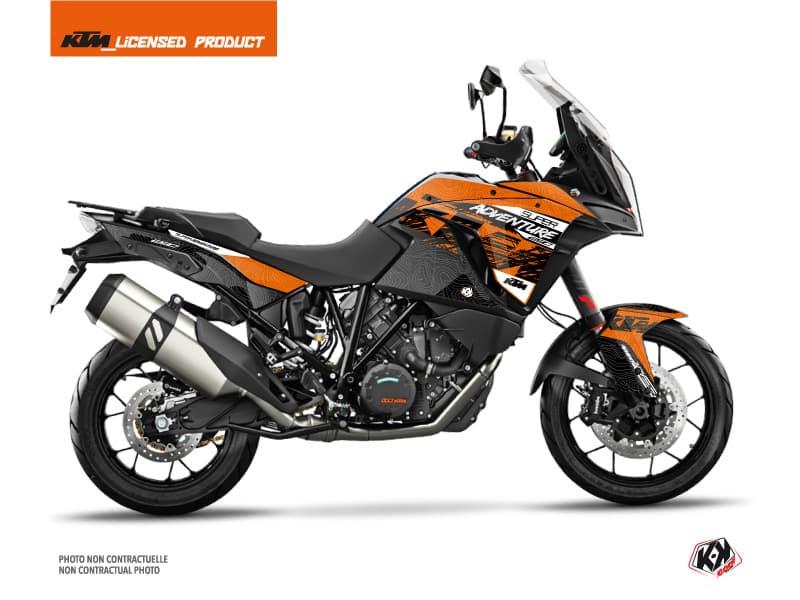Kit graphique Moto Gear KTM 1290 Super Adventure S Orange | KTM Adventure | Kutvek