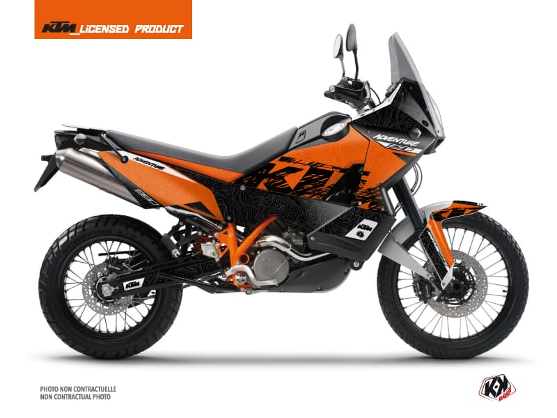 Kit Graphique Moto Gear KTM 990 Adventure Orange
