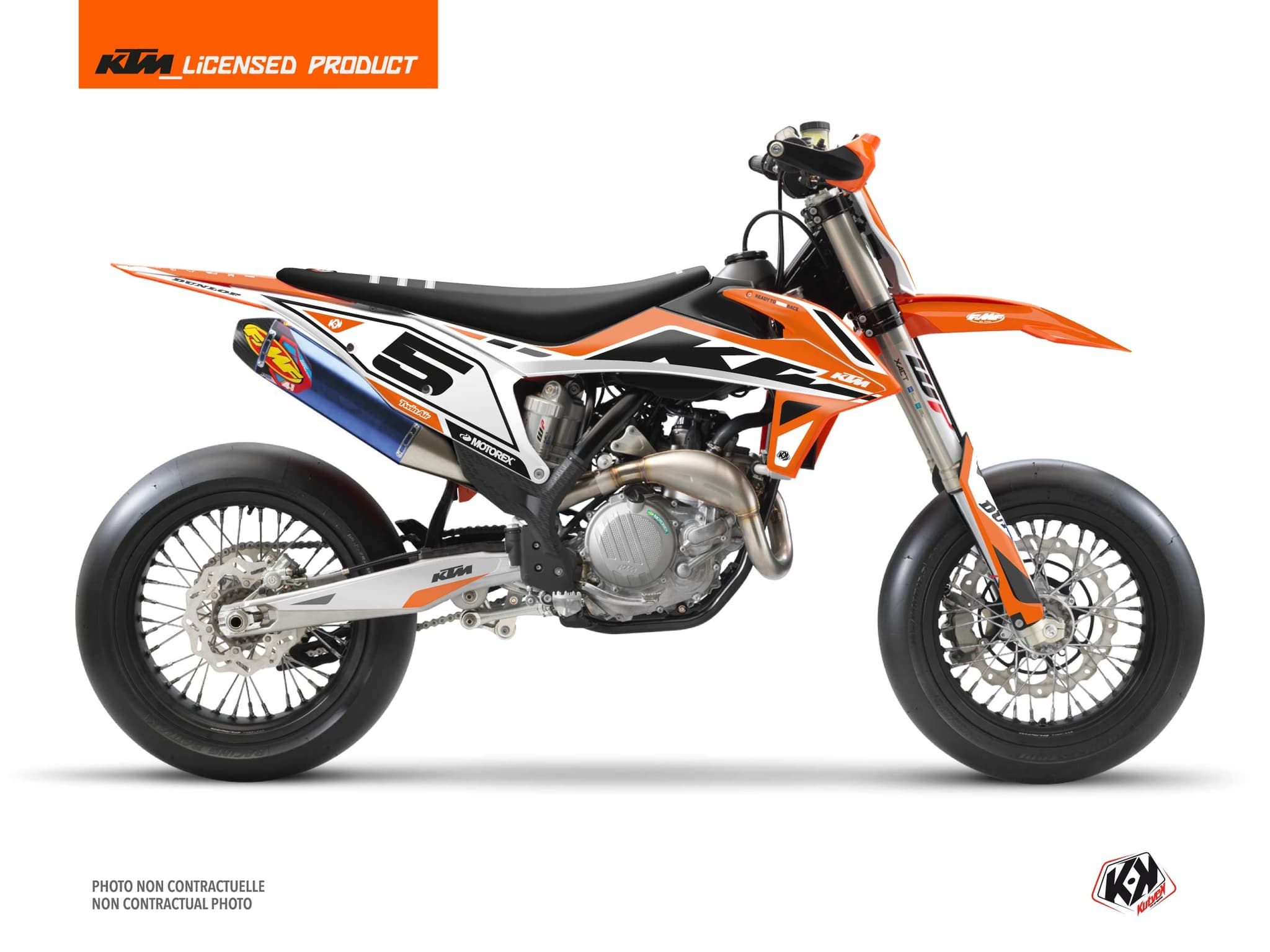 Kit graphique Moto Cross Global KTM 450 SMR Orange
