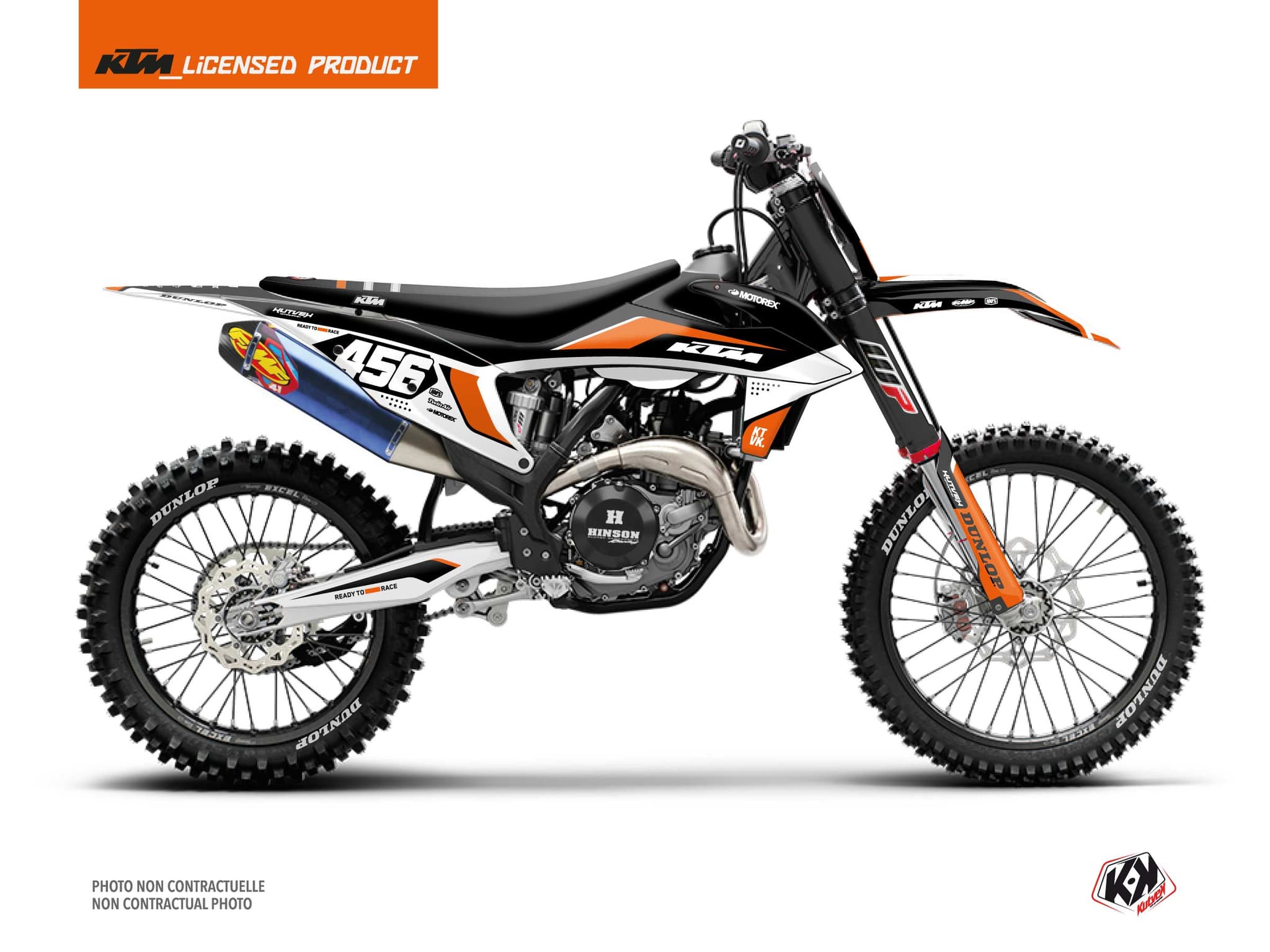 deko-set moto-cross genesis 150 sx schwarz