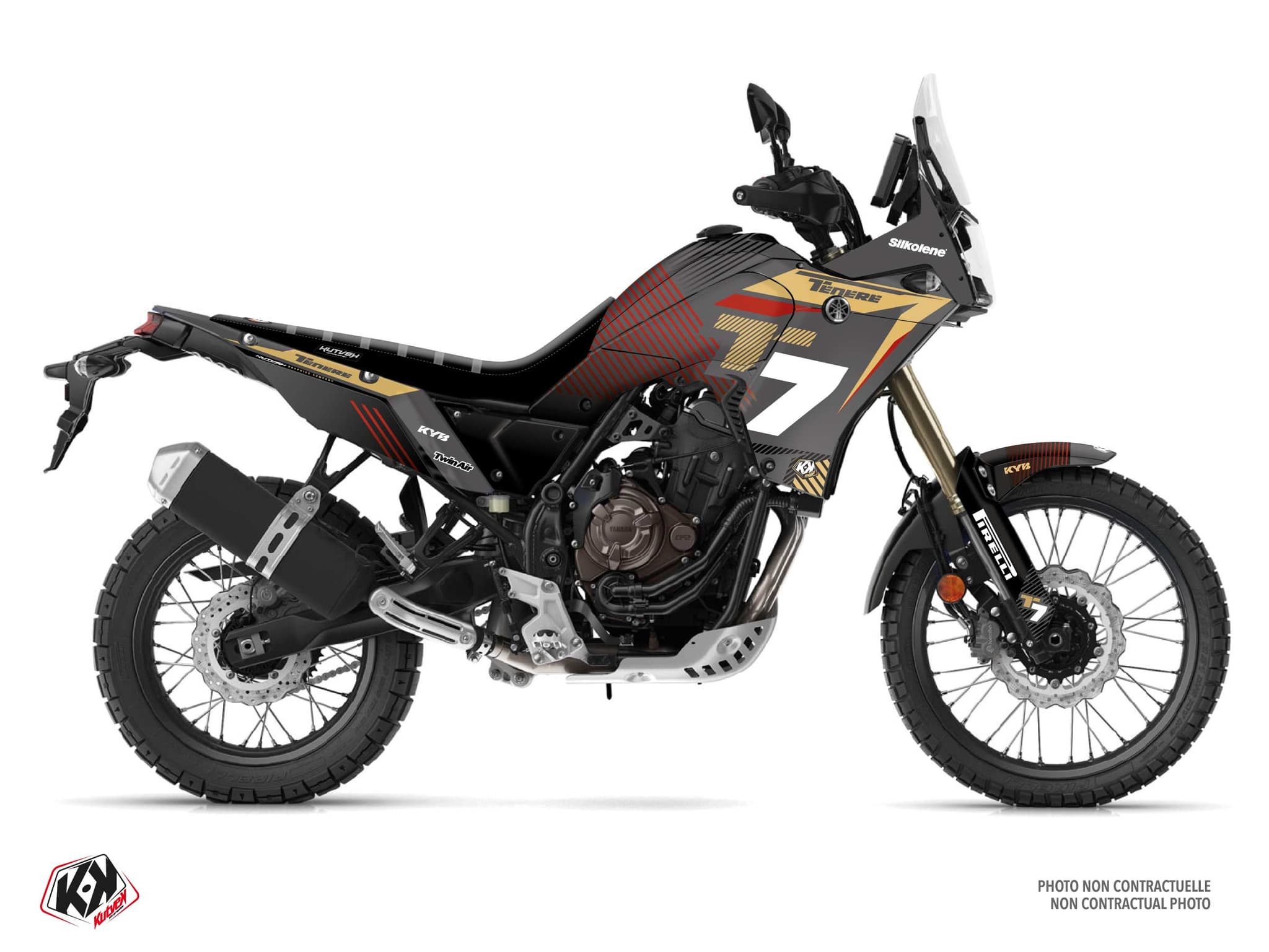 Kit graphique Moto YAMAHA TENERE 700 GLIST Sable