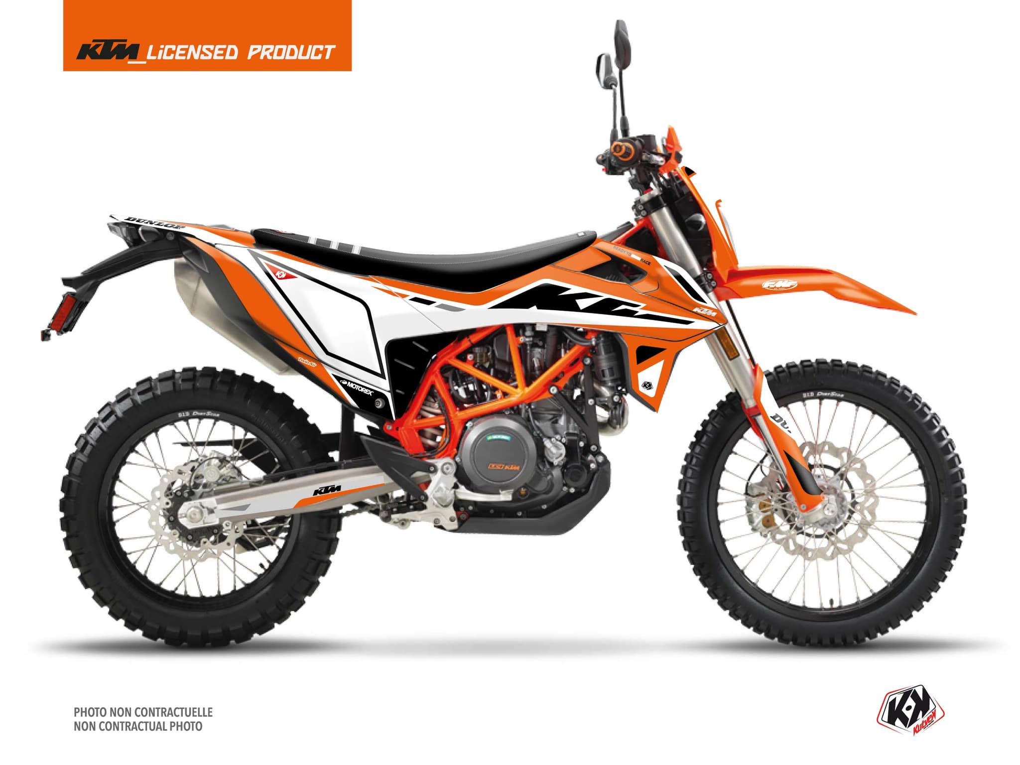 KTM 690 ENDURO R Dirt Bike Global Graphic Kit Orange