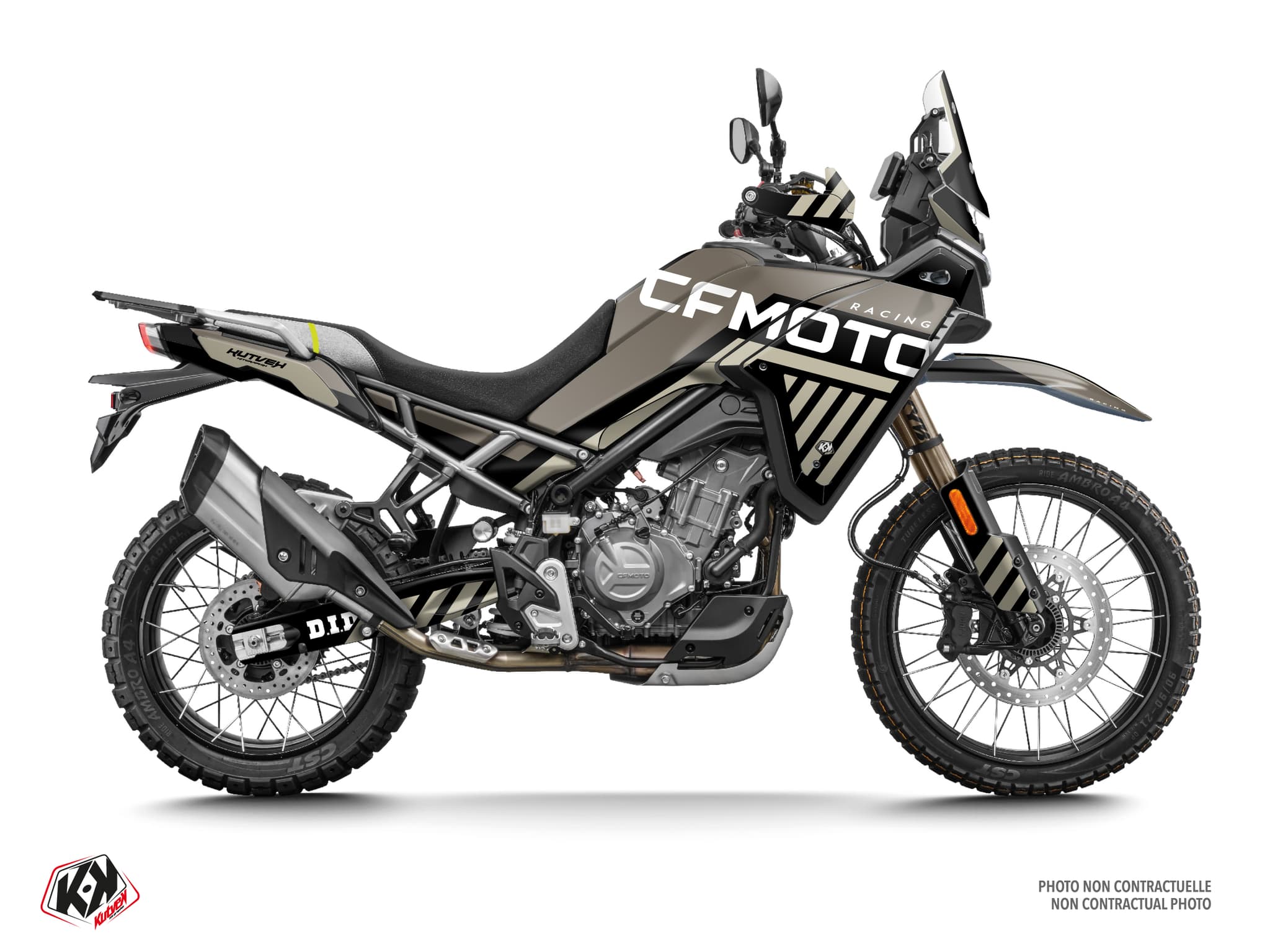 Kit Graphique moto cf moto mt 450 gp bronze