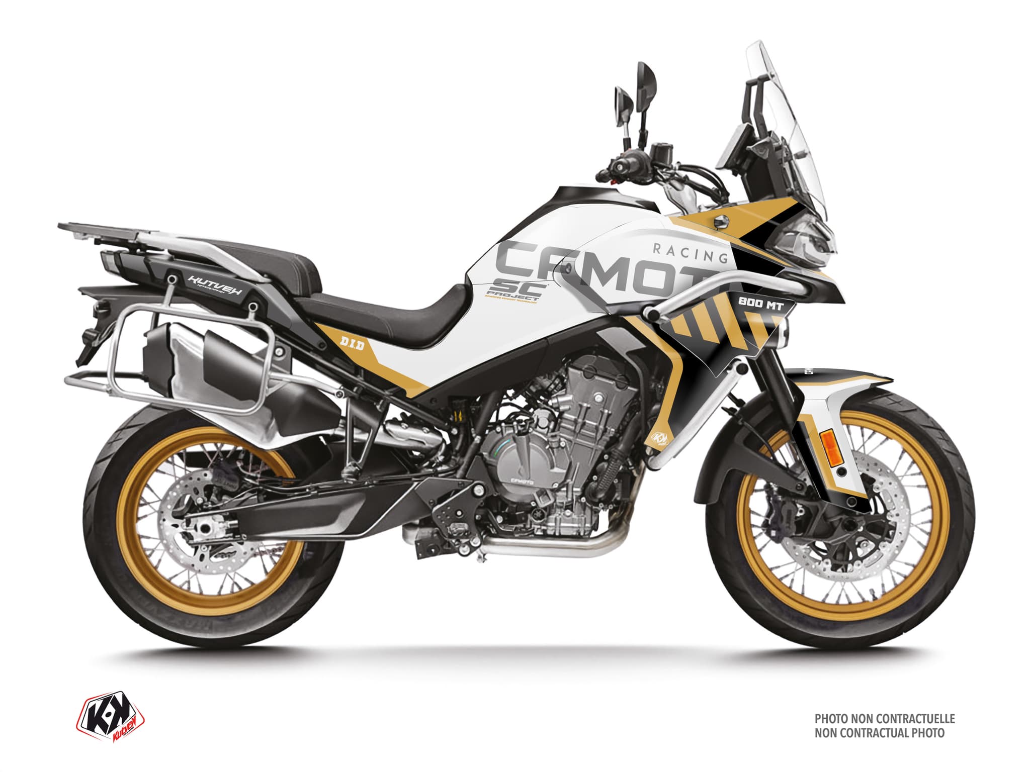 kit graphique moto cf moto mt 800 gp blanc-or