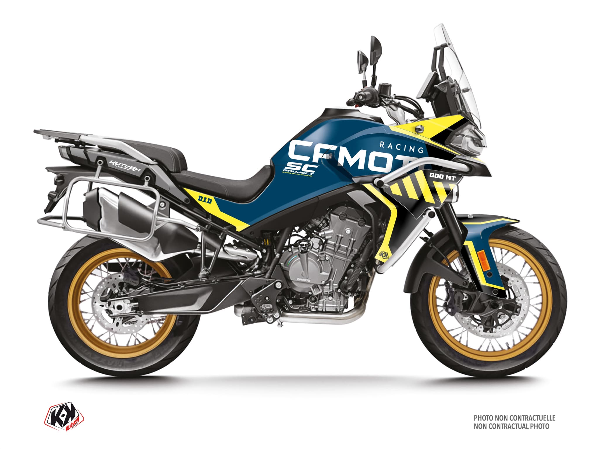 kit graphique moto cf moto mt 800 gp bleu-jaune