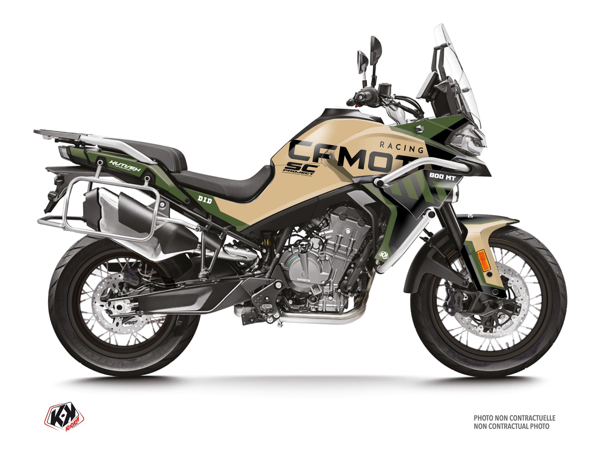kit graphique moto cf moto mt 800 gp sable