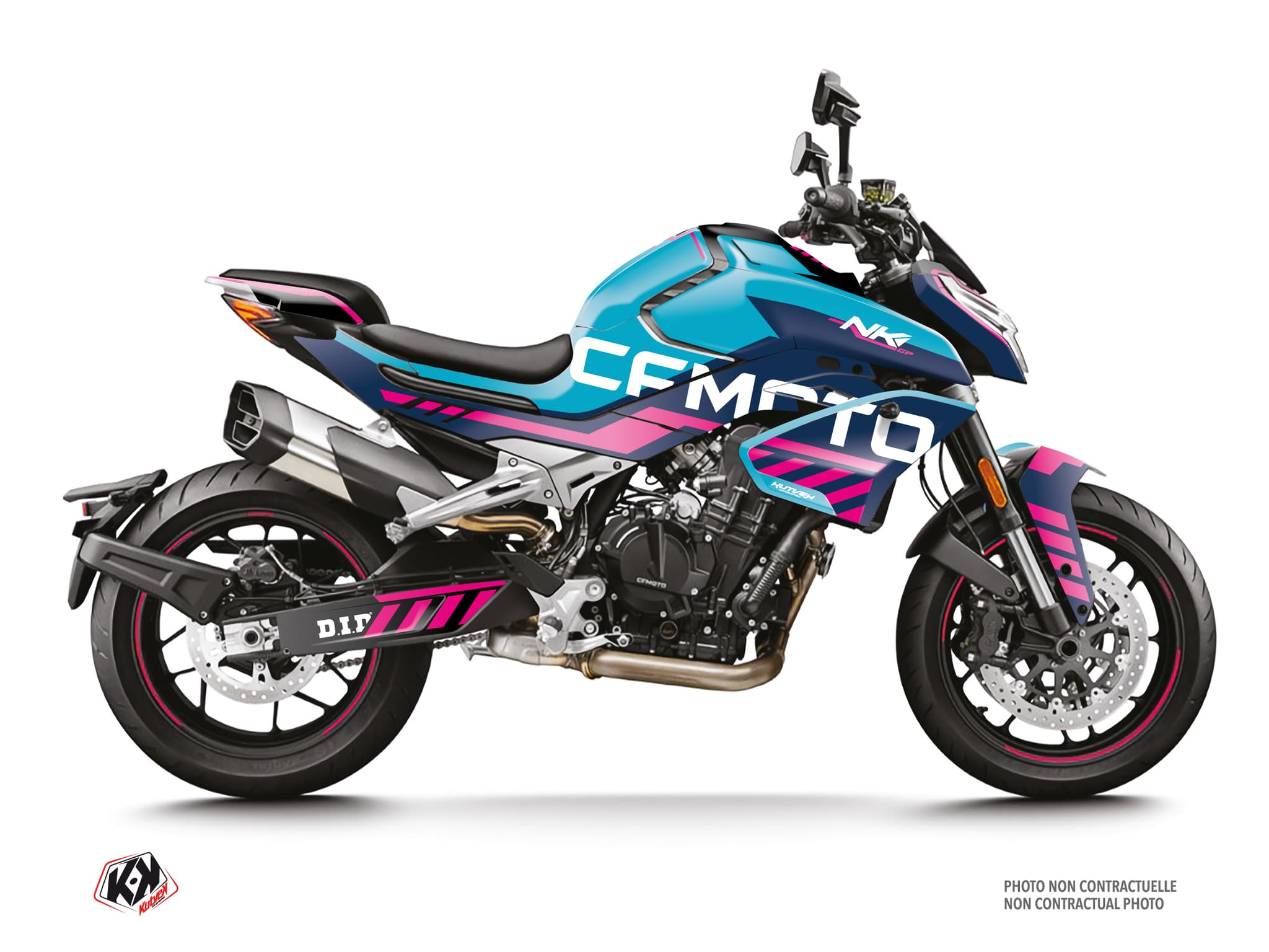 kit graphique moto cf moto nk 800 gp turquoise