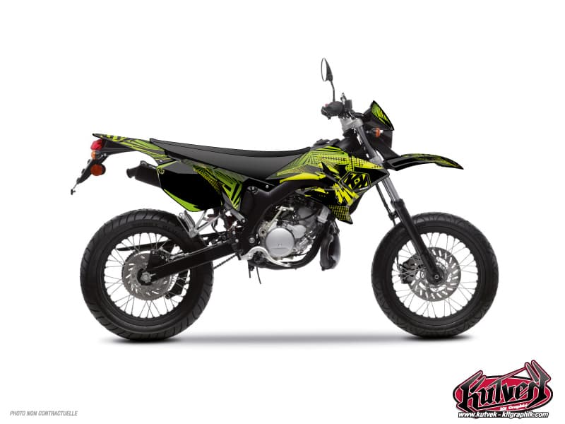 kit graphique 50cc graff yamaha dt 50 vert | Yamaha | Kutvek