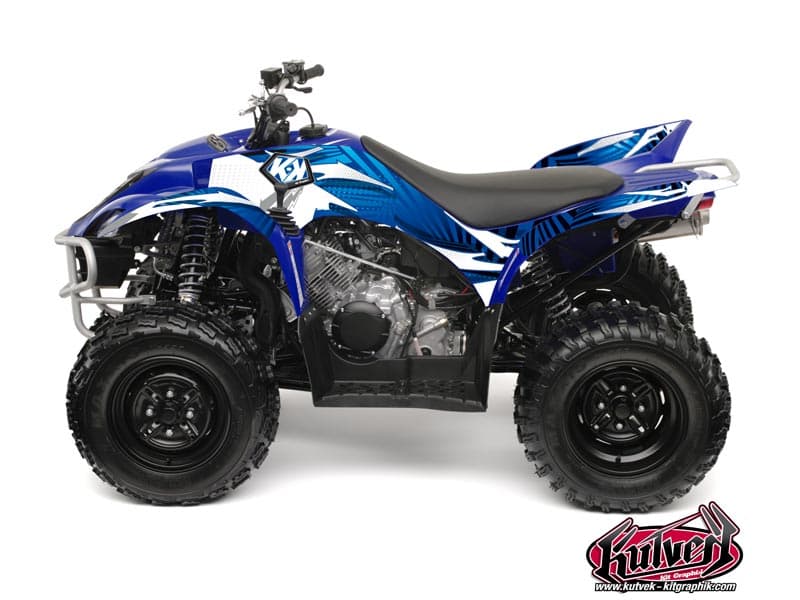 kit graphique quad yamaha wolverine 350 graff bleu | Yamaha | Kutvek