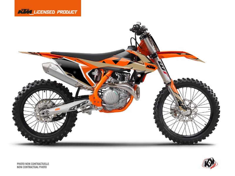 deko-set moto-cross gravity ktm 125 sx orange sable