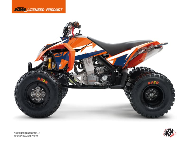 kit graphique quad ktm sx 450 gravity bleu
